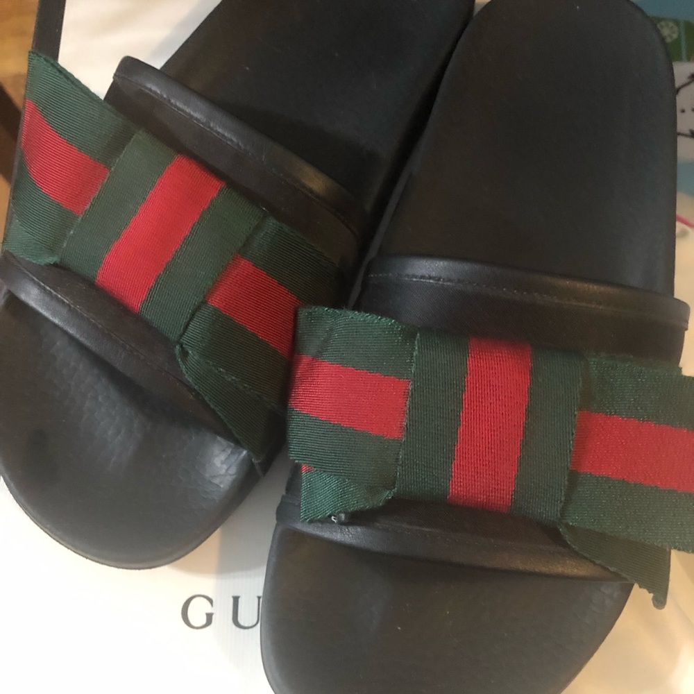 Authentic Gucci Slides Used In Great Condition! - image 2